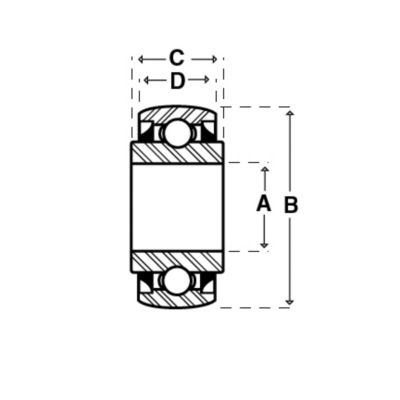 Relube Bearing, 1-3/4